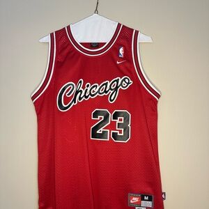 Nike Red Chicago Jordan Basketball Jersey